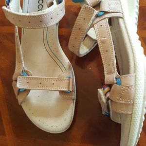 ECCO Strappy sandals beige multicolor size 41